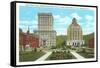 Courthouse, City Hall, Asheville, North Carolina-null-Framed Stretched Canvas