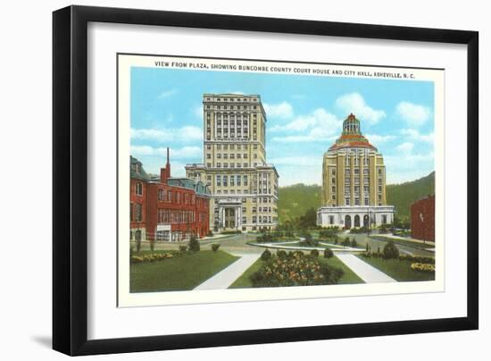 Courthouse, City Hall, Asheville, North Carolina-null-Framed Art Print