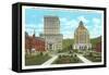 Courthouse, City Hall, Asheville, North Carolina-null-Framed Stretched Canvas