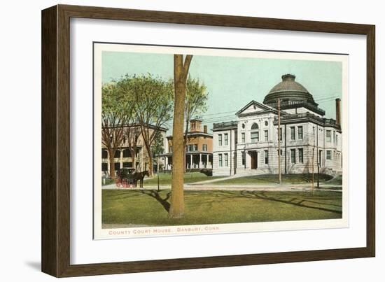 Courthouse, Danbury, Connecticut-null-Framed Art Print