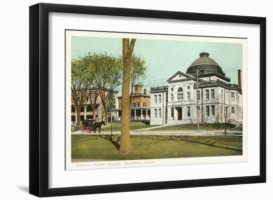 Courthouse, Danbury, Connecticut-null-Framed Art Print