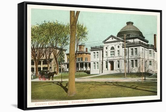 Courthouse, Danbury, Connecticut-null-Framed Stretched Canvas