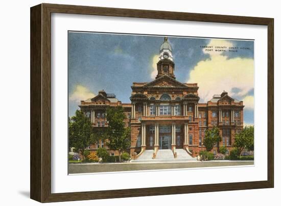 Courthouse, Fort Worth, Texas-null-Framed Art Print