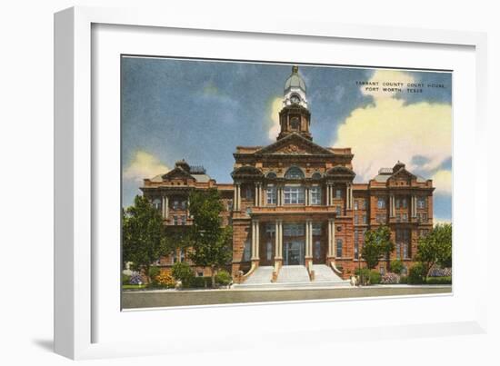 Courthouse, Fort Worth, Texas-null-Framed Art Print