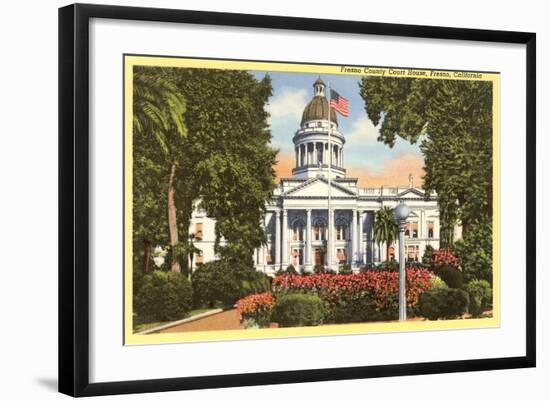 Courthouse, Fresno, California-null-Framed Art Print