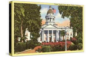 Courthouse, Fresno, California-null-Stretched Canvas