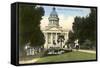 Courthouse, Fresno, California-null-Framed Stretched Canvas