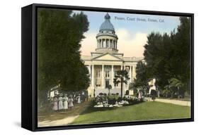 Courthouse, Fresno, California-null-Framed Stretched Canvas