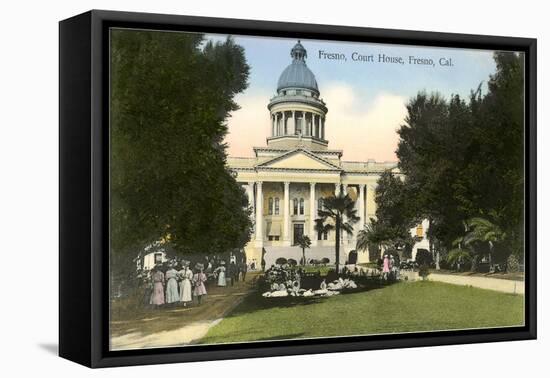 Courthouse, Fresno, California-null-Framed Stretched Canvas