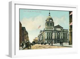 Courthouse, Ft. Wayne-null-Framed Art Print