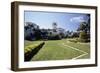 Courthouse Garden, Santa Barbara, CA-George Oze-Framed Photographic Print