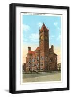 Courthouse, Hartford City, Indiana-null-Framed Art Print