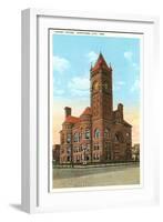 Courthouse, Hartford City, Indiana-null-Framed Art Print