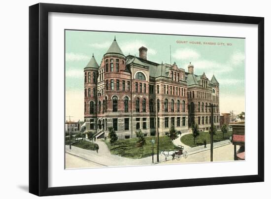 Courthouse, Kansas City, Missouri-null-Framed Art Print