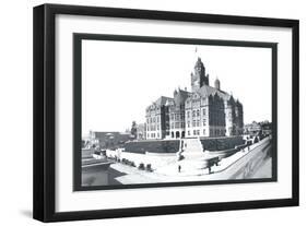 Courthouse, Los Angeles, California-William Henry Jackson-Framed Art Print