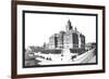 Courthouse, Los Angeles, California-William Henry Jackson-Framed Art Print