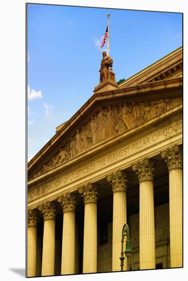 Courthouse - Manhattan - New York City - United States-Philippe Hugonnard-Mounted Photographic Print