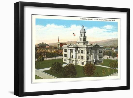 Courthouse, Missoula, Montana-null-Framed Art Print