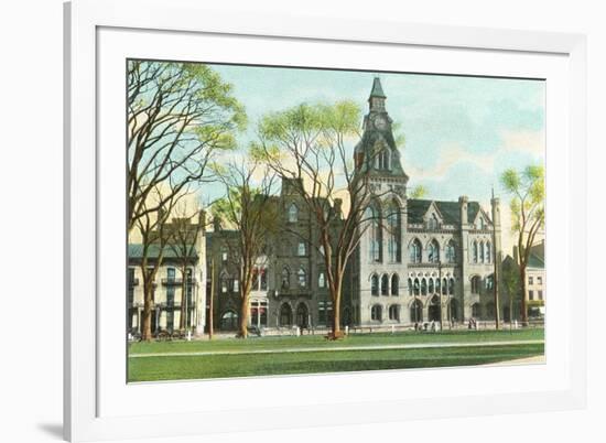 Courthouse, New Haven, Connecticut-null-Framed Premium Giclee Print