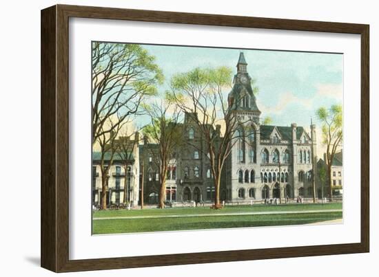 Courthouse, New Haven, Connecticut-null-Framed Art Print