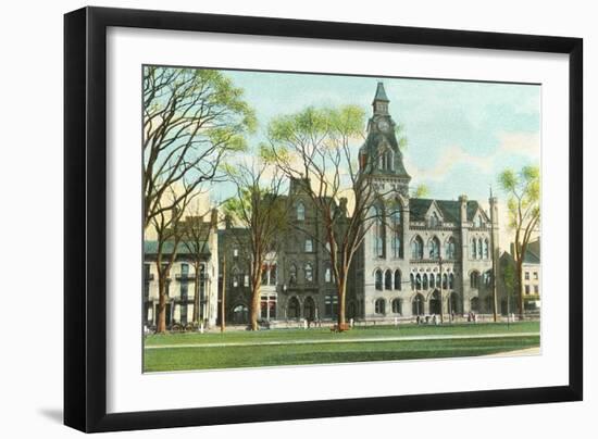 Courthouse, New Haven, Connecticut-null-Framed Art Print