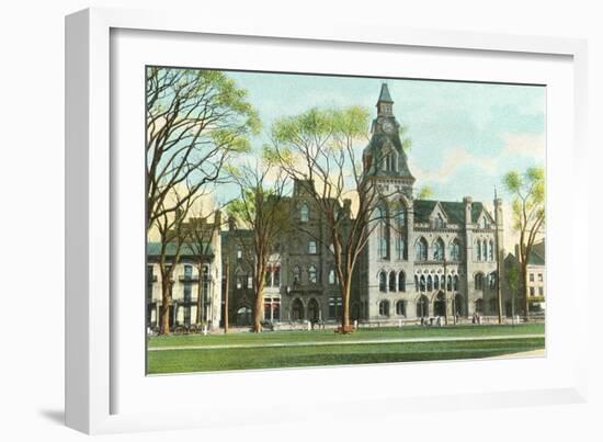 Courthouse, New Haven, Connecticut-null-Framed Art Print