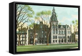 Courthouse, New Haven, Connecticut-null-Framed Stretched Canvas