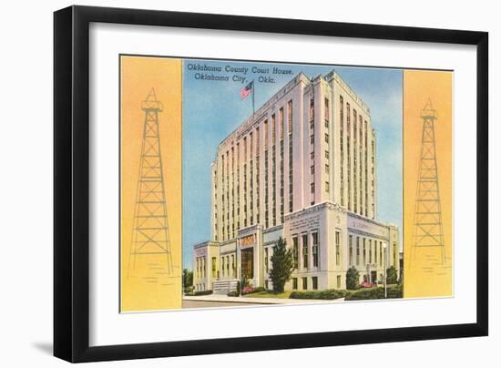 Courthouse, Oklahoma City, Oklahoma-null-Framed Art Print