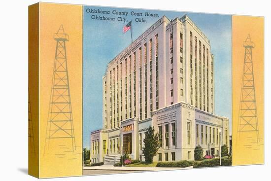 Courthouse, Oklahoma City, Oklahoma-null-Stretched Canvas