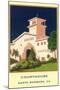 Courthouse, Santa Barbara, California-null-Mounted Art Print