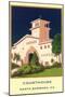 Courthouse, Santa Barbara, California-null-Mounted Art Print