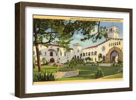 Courthouse, Santa Barbara, California-null-Framed Art Print