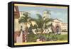 Courthouse, Santa Barbara, California-null-Framed Stretched Canvas