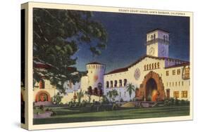 Courthouse, Santa Barbara, California-null-Stretched Canvas