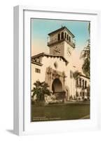 Courthouse, Santa Barbara, California-null-Framed Art Print