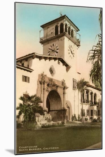 Courthouse, Santa Barbara, California-null-Mounted Art Print