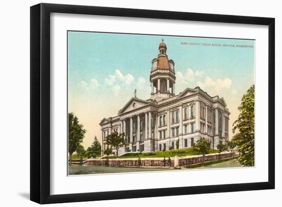 Courthouse, Seattle, Washington-null-Framed Art Print