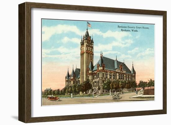 Courthouse, Spokane, Washington-null-Framed Art Print