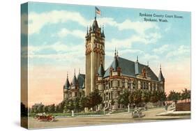 Courthouse, Spokane, Washington-null-Stretched Canvas