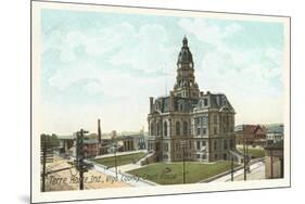 Courthouse, Terre Haute, Indiana-null-Mounted Art Print