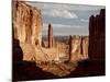 Courthouse Towers and Park Avenue, Arches National Park, Utah, USA-null-Mounted Photographic Print