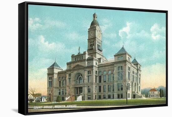 Courthouse, Wichita, Kansas-null-Framed Stretched Canvas