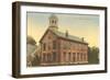 Courthouse, Woodstock, Vermont-null-Framed Art Print