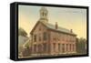 Courthouse, Woodstock, Vermont-null-Framed Stretched Canvas