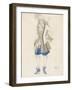 Courtier La Belle au Bois Dormant (Sleeping Beauty)-Leon Bakst-Framed Premium Giclee Print