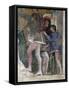 Courtiers-Andrea Mantegna-Framed Stretched Canvas