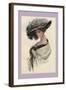 Courting Attention-Harrison Fisher-Framed Art Print