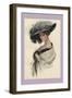 Courting Attention-Harrison Fisher-Framed Art Print