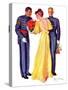 "Courting Cadets,"May 16, 1936-R.J. Cavaliere-Stretched Canvas