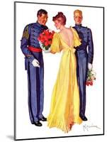 "Courting Cadets,"May 16, 1936-R.J. Cavaliere-Mounted Giclee Print